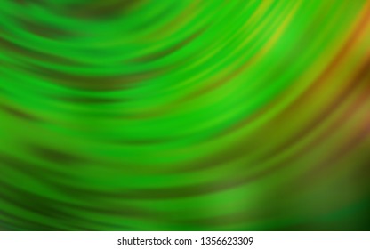 Light Green vector blurred shine abstract template. Colorful illustration in abstract style with gradient. Smart design for your work.