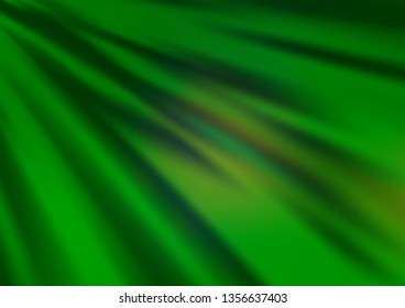 Light Green vector blurred shine abstract template. Creative illustration in halftone style with gradient. A new texture for your design.