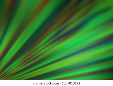 Light Green vector blurred shine abstract template. Creative illustration in halftone style with gradient. The blurred design can be used for your web site.