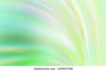 Light Green vector blurred shine abstract background. Colorful abstract illustration with gradient. Background for a cell phone.