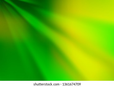 Light Green vector blurred shine abstract pattern. An elegant bright illustration with gradient. The blurred design can be used for your web site.