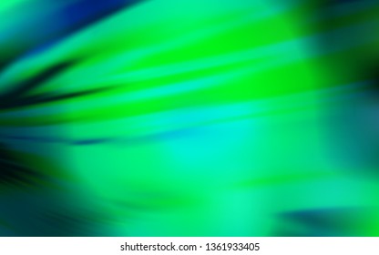 Light Green vector blurred shine abstract template. New colored illustration in blur style with gradient. Completely new design for your business.