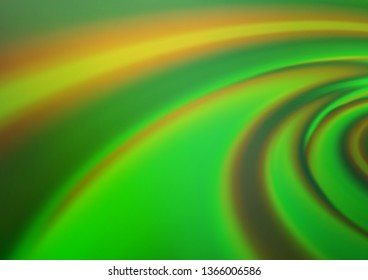 Light Green vector blurred shine abstract template. Colorful illustration in abstract style with gradient. A completely new template for your design.
