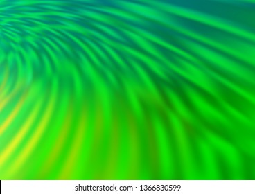 Light Green vector blurred shine abstract background. Creative illustration in halftone style with gradient. The elegant pattern for brand book.