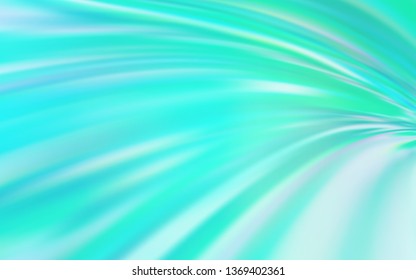 Light Green vector blurred shine abstract template. Glitter abstract illustration with gradient design. Smart design for your work.