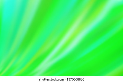 Light Green vector blurred shine abstract texture. Abstract colorful illustration with gradient. Elegant background for a brand book.