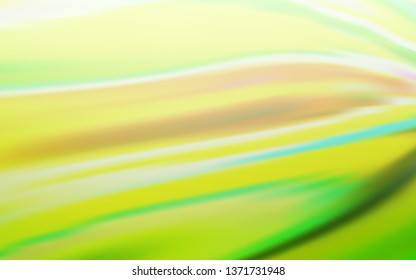 Light Green vector blurred shine abstract texture. Glitter abstract illustration with gradient design. Elegant background for a brand book.