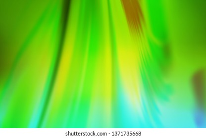 Light Green vector blurred shine abstract template. Shining colored illustration in smart style. Elegant background for a brand book.