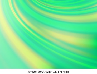 Light Green vector blurred shine abstract template. A vague abstract illustration with gradient. A new texture for your design.
