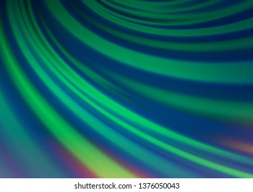 Light Green vector blurred shine abstract template. Colorful abstract illustration with gradient. A completely new template for your design.