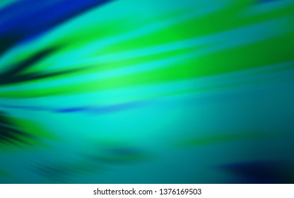 Light Green vector blurred shine abstract background. Shining colored illustration in smart style. The best blurred design for your business.