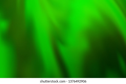 Light Green vector blurred shine abstract texture. Colorful abstract illustration with gradient. Smart design for your work.