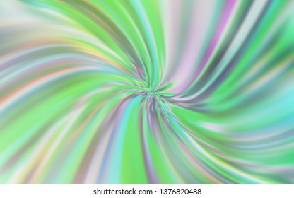 Light Green vector blurred shine abstract background. Creative illustration in halftone style with gradient. New style for your business design.