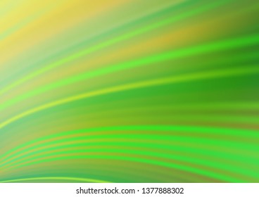 Light Green vector blurred shine abstract pattern. Shining colorful illustration in a Brand new style. The template for backgrounds of cell phones.