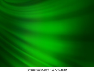 Light Green vector blurred shine abstract pattern. Glitter abstract illustration with an elegant design. The template for backgrounds of cell phones.