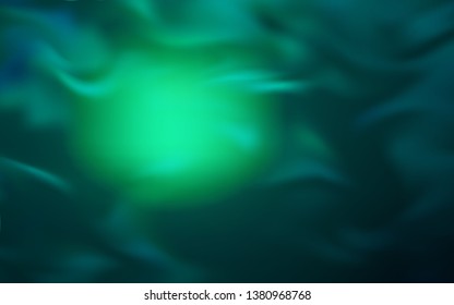 Light Green vector blurred shine abstract texture. An elegant bright illustration with gradient. Completely new design for your business.