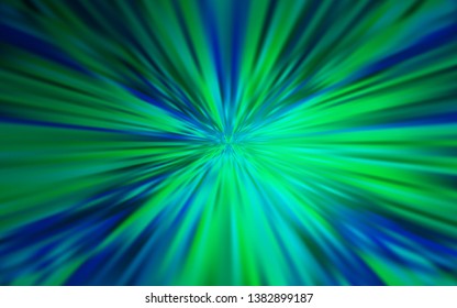 Light Green vector blurred shine abstract texture. Glitter abstract illustration with gradient design. New style design for your brand book.