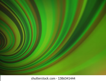Light Green vector blurred shine abstract pattern. Colorful illustration in blurry style with gradient. The blurred design can be used for your web site.