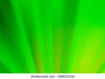 Light Green vector blurred shine abstract pattern. An elegant bright illustration with gradient. Brand new style for your business design.