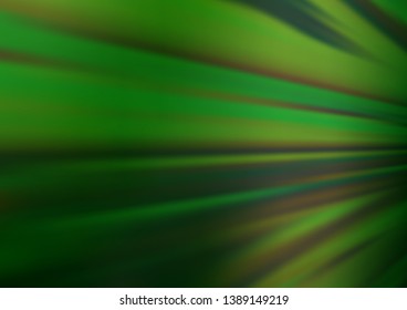 Light Green vector blurred shine abstract template. Colorful illustration in blurry style with gradient. The background for your creative designs.