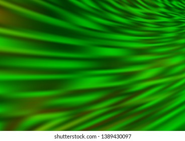 Light Green vector blurred shine abstract template. An elegant bright illustration with gradient. Brand new style for your business design.