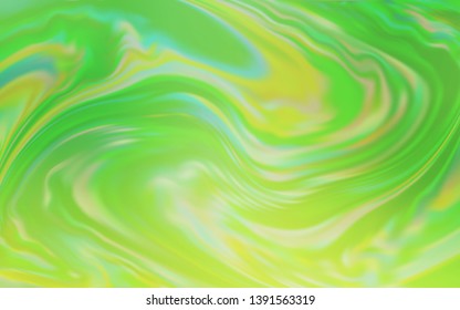 Light Green vector blurred shine abstract texture. New colored illustration in blur style with gradient. Elegant background for a brand book.