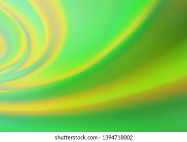 Light Green vector blurred shine abstract background. Colorful abstract illustration with gradient. The template can be used for your brand book.