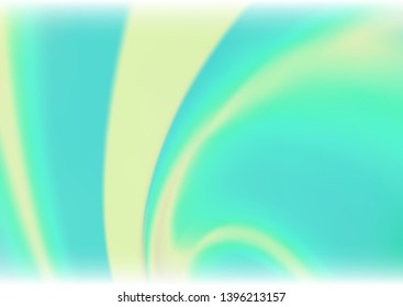 Light Green vector blurred shine abstract template. An elegant bright illustration with gradient. The elegant pattern for brand book.