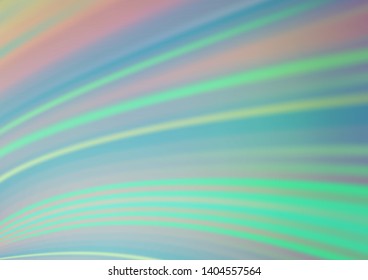 Light Green vector blurred shine abstract pattern. Colorful illustration in blurry style with gradient. The background for your creative designs.