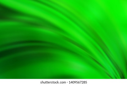 Light Green vector blurred shine abstract template. New colored illustration in blur style with gradient. Smart design for your work.