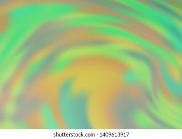 Light Green vector blurred shine abstract background. A completely new color illustration in a bokeh style. The blurred design can be used for your web site.