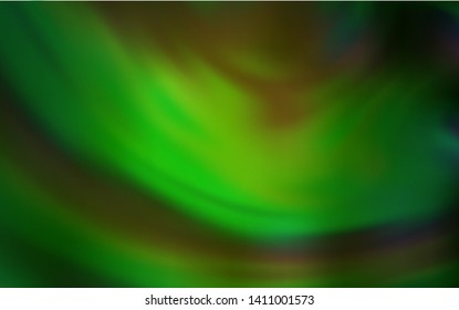 Light Green vector blurred shine abstract texture. Glitter abstract illustration with gradient design. Background for a cell phone.