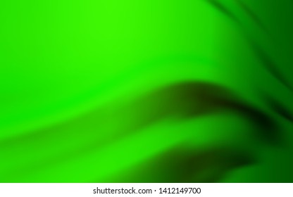 Light Green vector blurred shine abstract background. A completely new colored illustration in blur style. Blurred design for your web site.