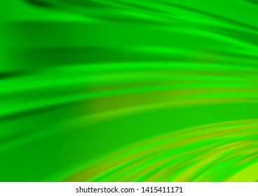 Light Green vector blurred shine abstract template. Colorful illustration in abstract style with gradient. A completely new template for your design.