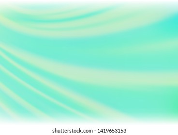 Light Green vector blurred shine abstract background. Colorful abstract illustration with gradient. The template for backgrounds of cell phones.