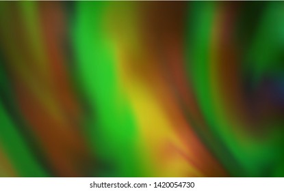 Light Green vector blurred shine abstract background. A completely new colored illustration in blur style. Background for designs.