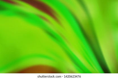 Light Green vector blurred shine abstract template. Abstract colorful illustration with gradient. Blurred design for your web site.