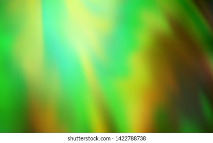 Light Green vector blurred shine abstract texture. Shining colored illustration in smart style. Background for designs.