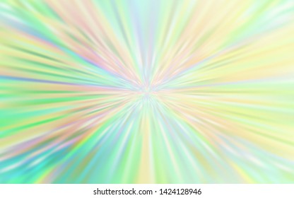 Light Green vector blurred shine abstract background. A completely new colored illustration in blur style. The best blurred design for your business.