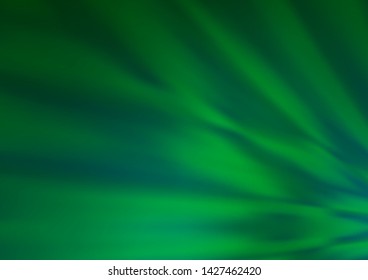 Light Green vector blurred shine abstract template. Creative illustration in halftone style with gradient. Brand new style for your business design.