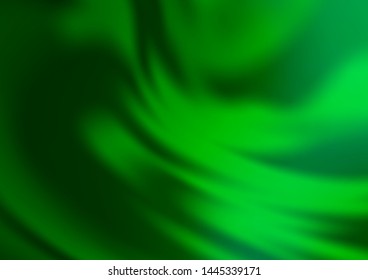 Light Green vector blurred shine abstract background. A vague abstract illustration with gradient. A completely new template for your design.