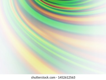 Light Green vector blurred shine abstract template. Colorful illustration in abstract style with gradient. A completely new template for your design.