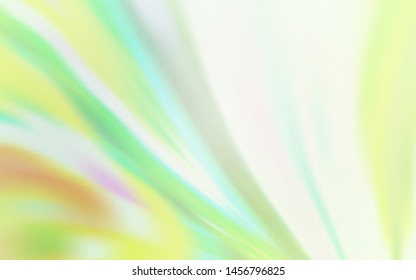 Light Green vector blurred shine abstract texture. Creative illustration in halftone style with gradient. Smart design for your work.