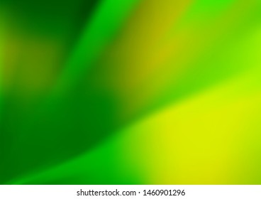 Light Green vector blurred shine abstract template. Creative illustration in halftone style with gradient. A completely new template for your design.
