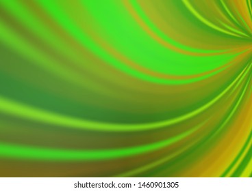 Light Green vector blurred shine abstract pattern. Glitter abstract illustration with an elegant design. A completely new design for your business.