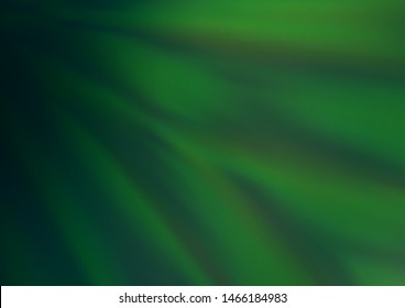 Light Green vector blurred shine abstract template. An elegant bright illustration with gradient. Brand new style for your business design.