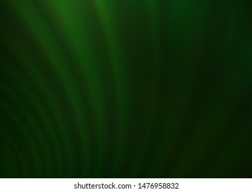Light Green vector blurred shine abstract template. Colorful abstract illustration with gradient. The best blurred design for your business.