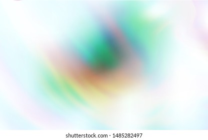 Light Green vector blurred shine abstract template. Abstract colorful illustration with gradient. New way of your design.