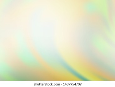Light Green vector blurred shine abstract background. Creative illustration in halftone style with gradient. The elegant pattern for brand book.