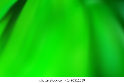 Light Green vector blurred shine abstract texture. Glitter abstract illustration with gradient design. New design for your business.